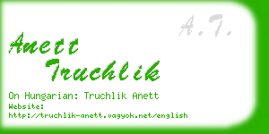 anett truchlik business card